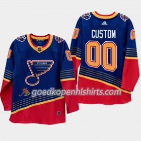 St. Louis Blues Custom Adidas 90s Heritage Authentic Shirt - Mannen